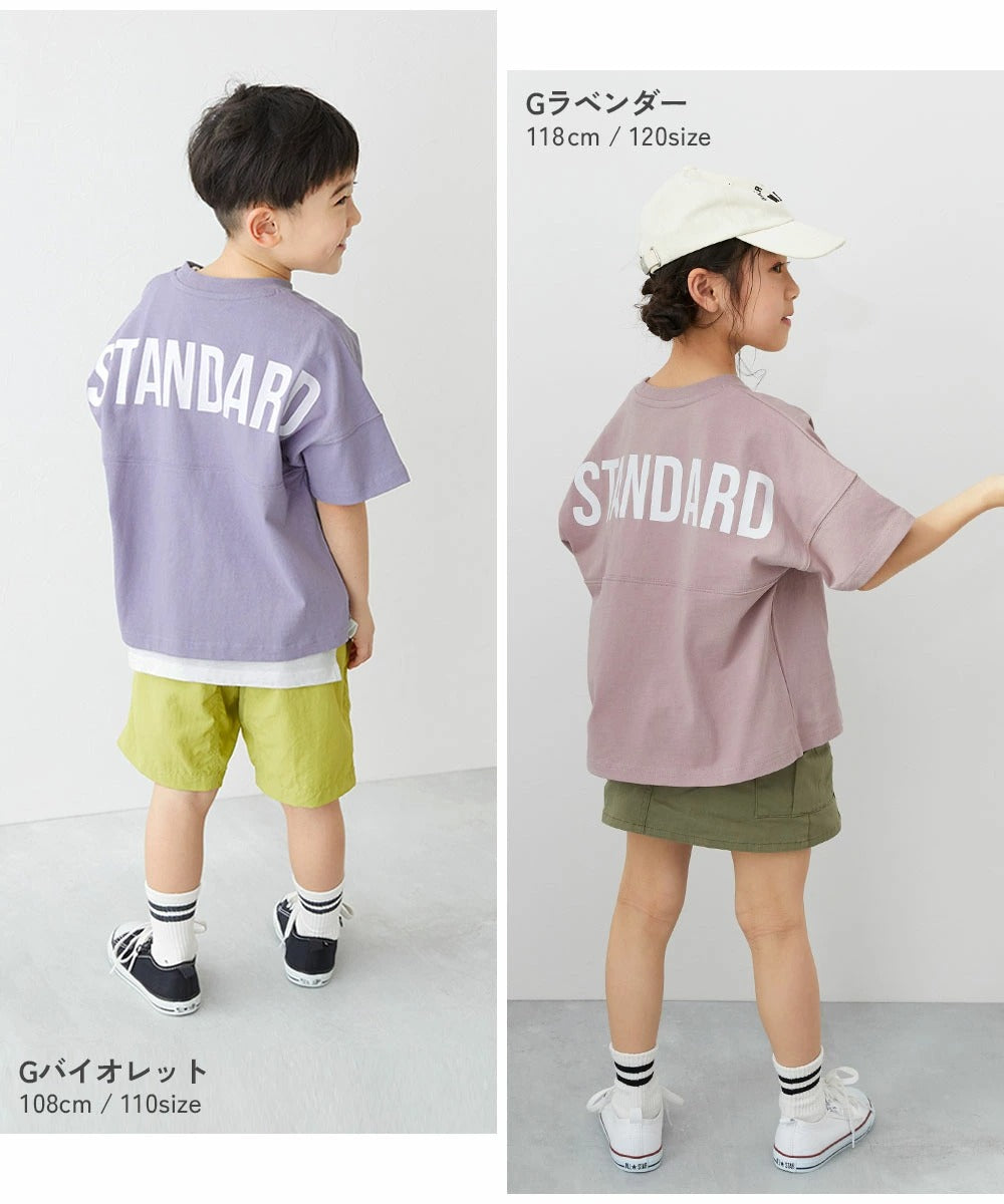 日本童裝 dev!rock 耐穿 耐洗不易變形 字母印花短袖上衣 80-160cm 男童款/女童款 TOPS 夏季