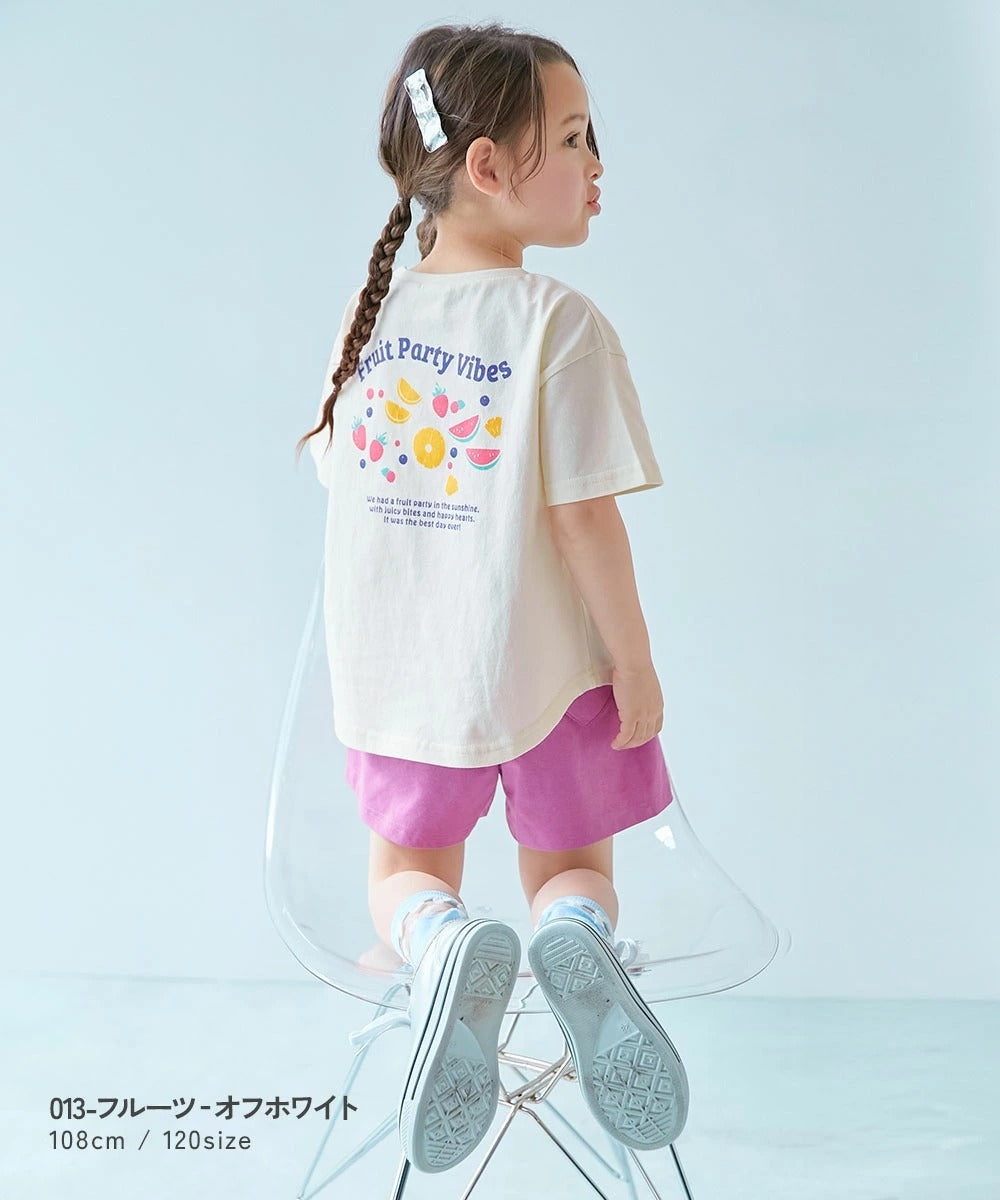 日本童裝 dev!rock 印花短袖上衣 90-160cm 女童款 夏季 TOPS