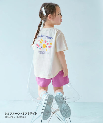 日本童裝 dev!rock 印花短袖上衣 90-160cm 女童款 夏季 TOPS