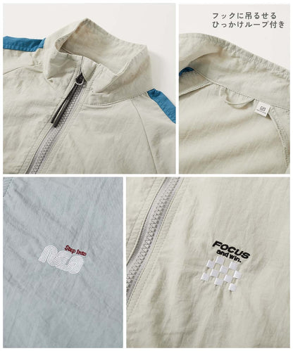 Japanese children's clothing dev!rock waterproof series stand collar thin jacket 100-160cm boys/girls spring and summer outerwear