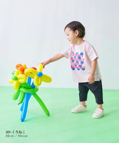日本童裝 dev!rock 羅紋印花七分褲 80-130cm 男童款/女童款 PANTS 夏季