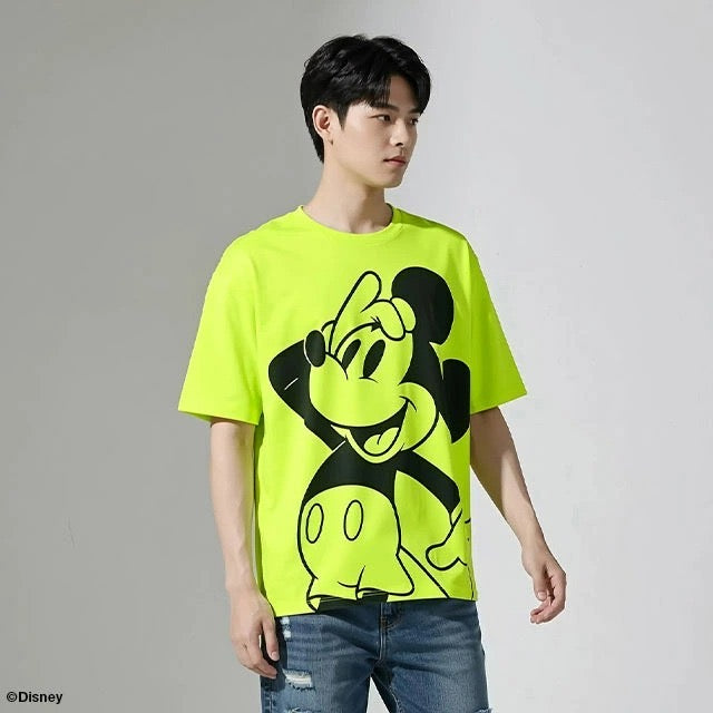 Japanese BDL x Disney parent-child print tops (80-150cm) for boys and girls (summer TOPS) 
