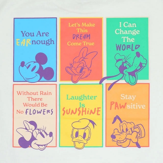 Japanese BDL x Disney parent-child print tops (80-150cm) for boys and girls (summer TOPS) 