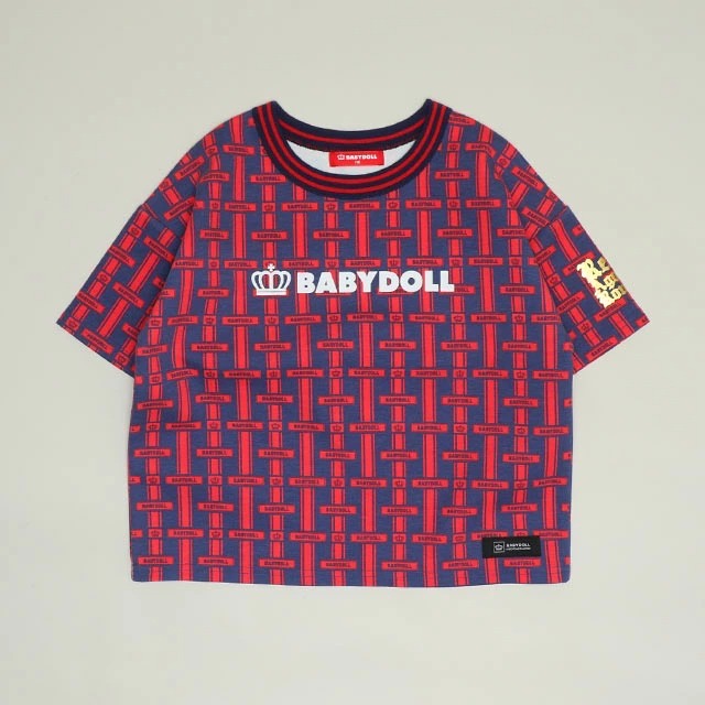 Japanese BDL x Disney parent-child print tops (80-150cm) for boys and girls (summer TOPS) 