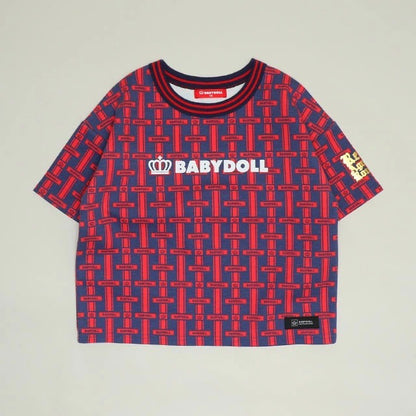 Japanese BDL x Disney parent-child print tops (80-150cm) for boys and girls (summer TOPS) 