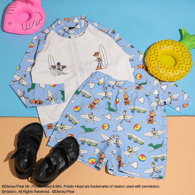 Japanese BDL x Disney parent-child print tops (80-150cm) for boys and girls (summer TOPS) 