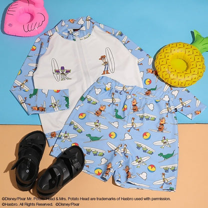 Japanese BDL x Disney parent-child print tops (80-150cm) for boys and girls (summer TOPS) 