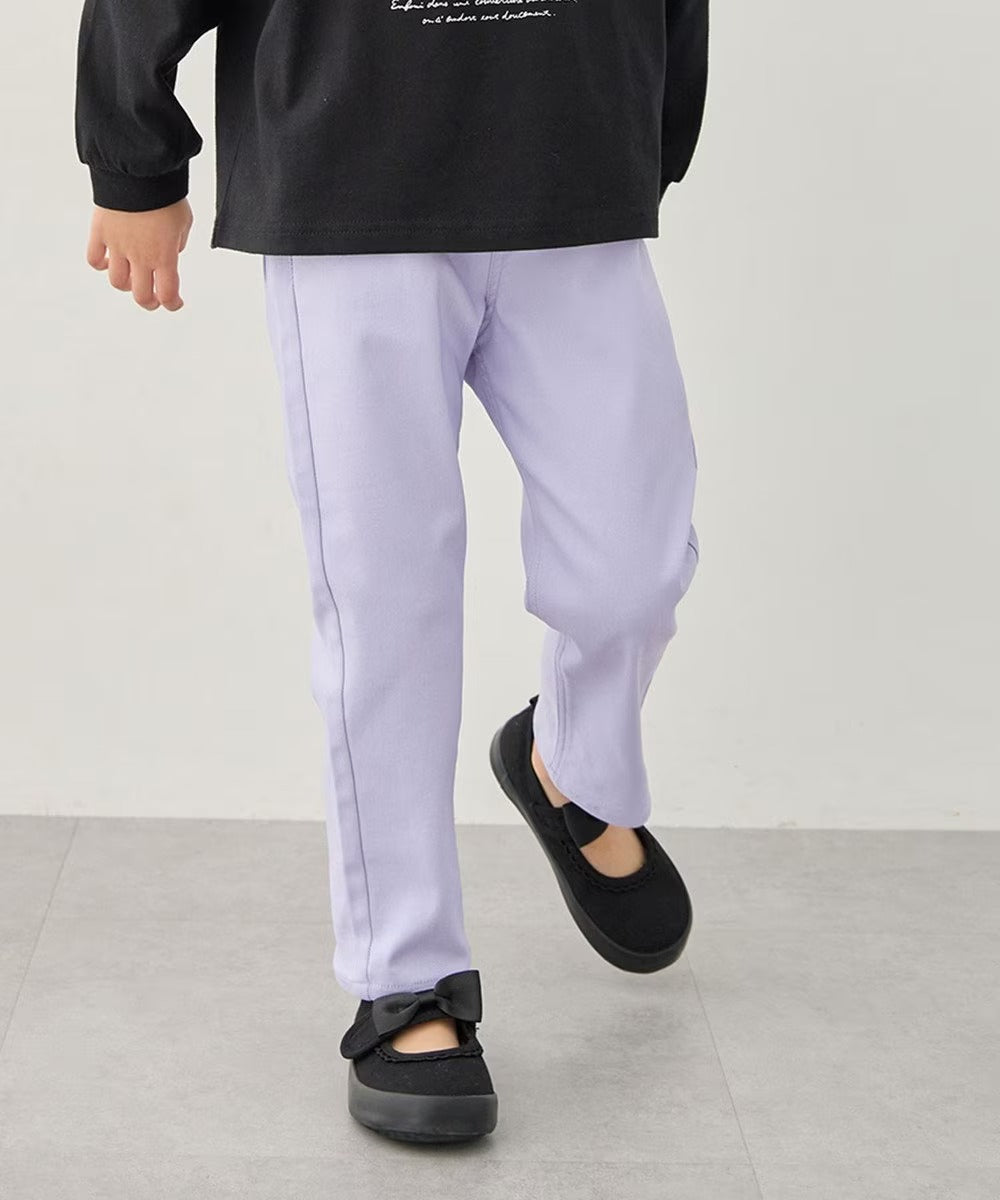 日本童裝 aF#a325 彈力貓咪口袋長褲 100-150cm 女童款 夏季 PANTS