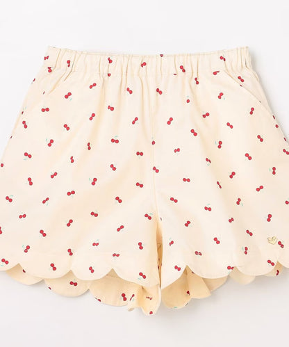 日本童裝 aF#a325 波浪邊短褲 100-150cm 女童款 夏季 PANTS