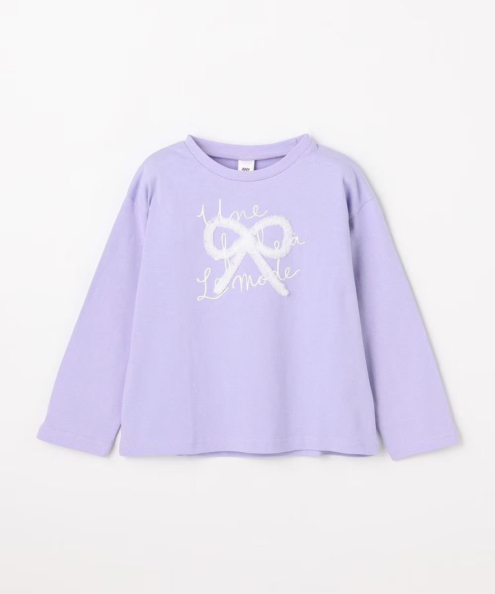 日本童裝 aF#a325 蝴蝶結裝飾上衣 90-150cm 女童款 夏季 TOPS