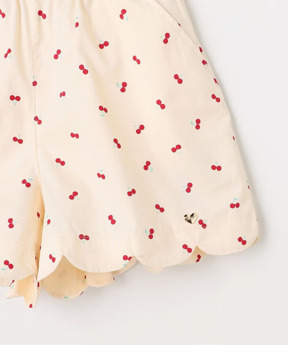 日本童裝 aF#a325 波浪邊短褲 100-150cm 女童款 夏季 PANTS