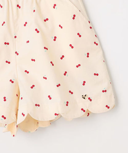 日本童裝 aF#a325 波浪邊短褲 100-150cm 女童款 夏季 PANTS