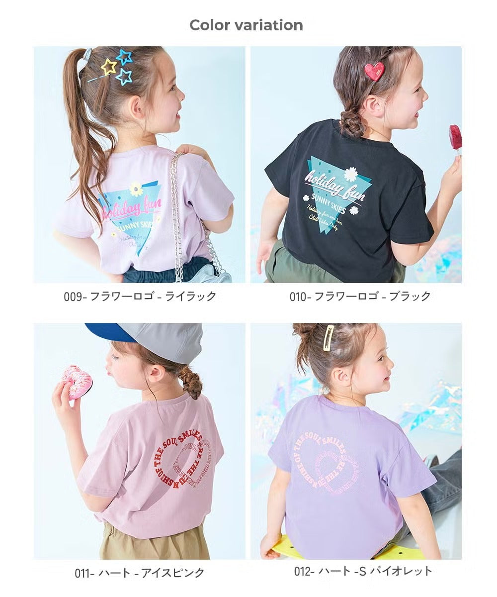 日本童裝 dev!rock 吸汗速乾 接觸冷感涼感 印花上衣 90-160cm 女童款 夏季 TOPS