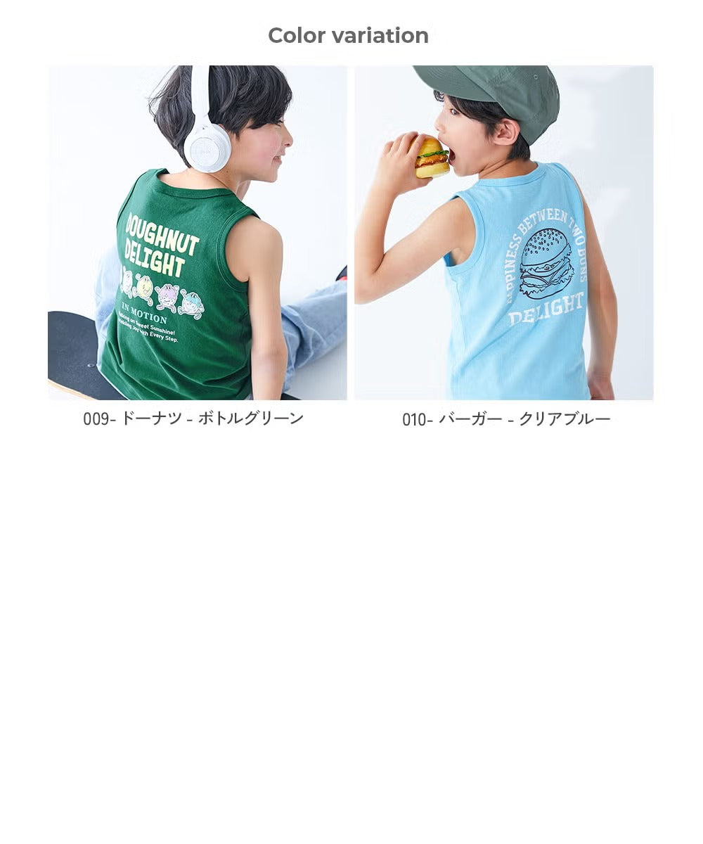 日本童裝 dev!rock 印花背心 80-160cm 男童款 夏季 TOPS