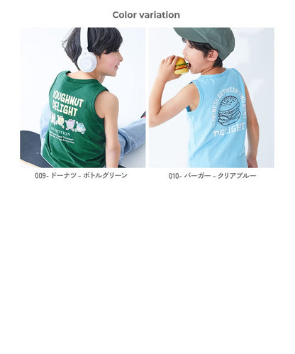 日本童裝 dev!rock 印花背心 80-160cm 男童款 夏季 TOPS