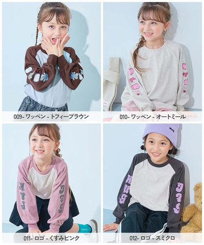 日本童裝 dev!rock 印花長袖上衣 100-160cm 女童款 秋季 TOPS