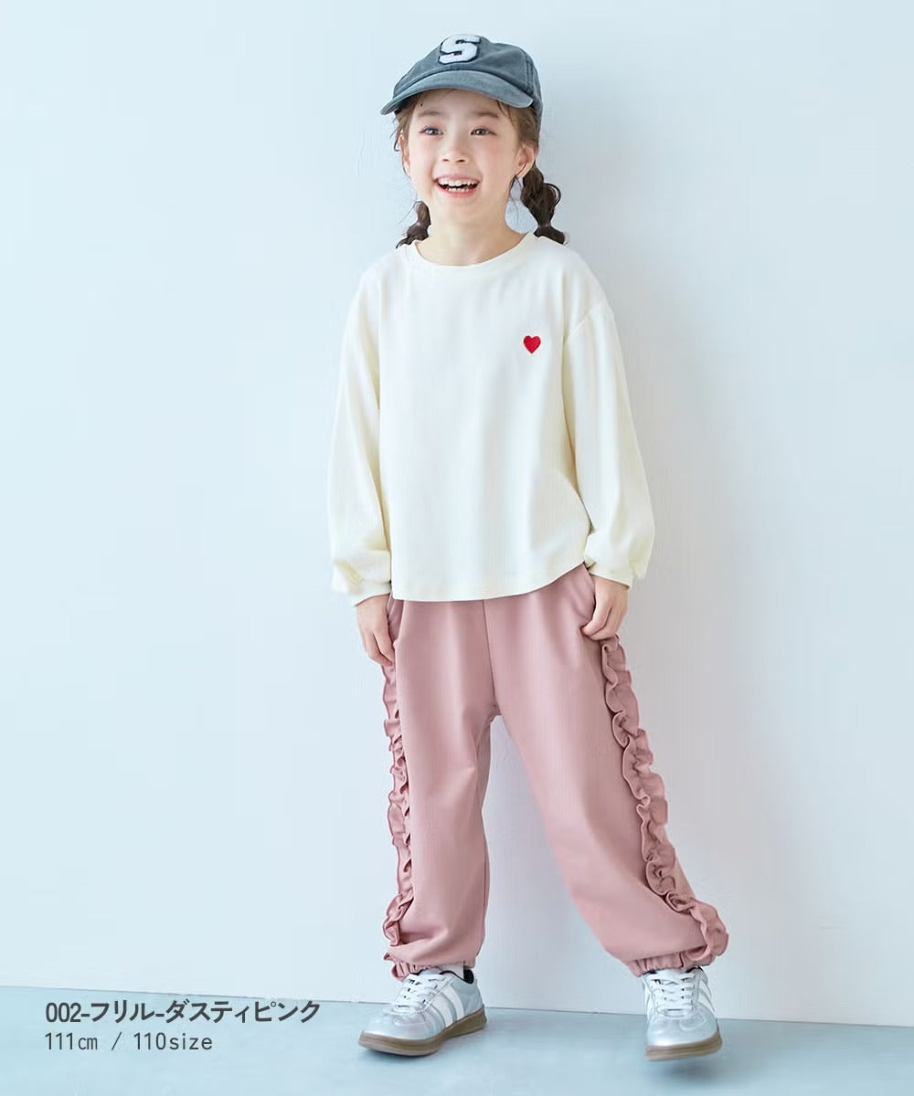 日本童裝 dev!rock 可愛運動褲 100-160cm 女童款 秋季 PANTS