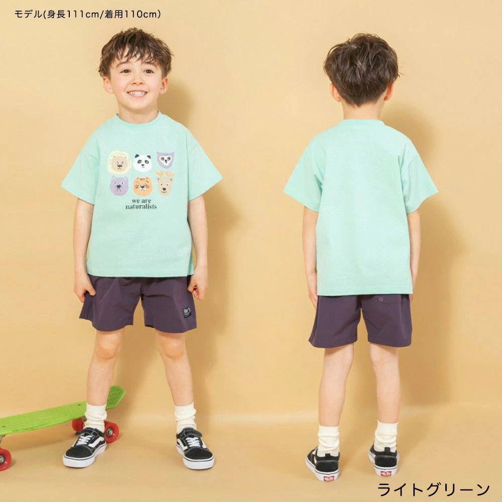 日本童裝 Branshes 印花短袖上衣 90-150cm 男童款 夏季 TOPS