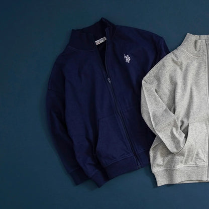 日本童裝 Branshes 【U.S. POLO ASSN.】刺繡立領外套 90-150cm 男童款 夏季 TOPS