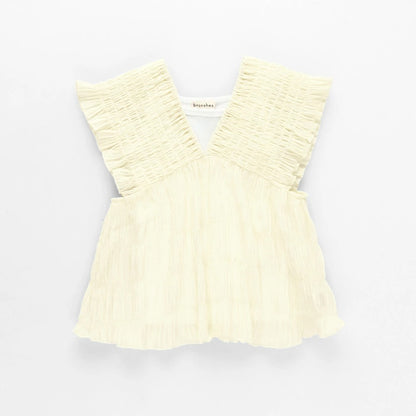 日本童裝 Branshes 皺皺束腰上衣及背心套裝 80-150cm 女童款 夏季 TOPS