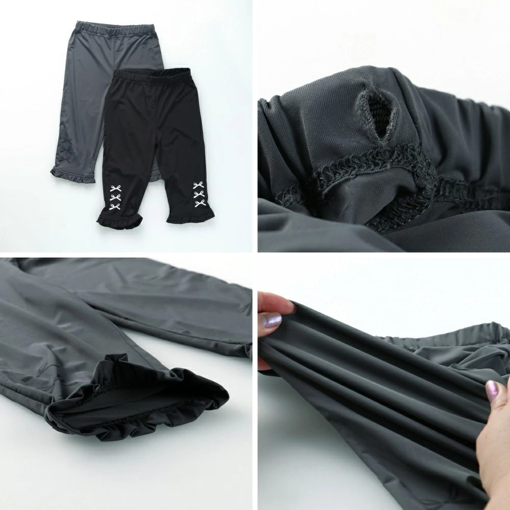 日本童裝 Branshes 接觸冷感 防UV 荷葉邊印花短褲 80-130cm 女童款 夏季 PANTS