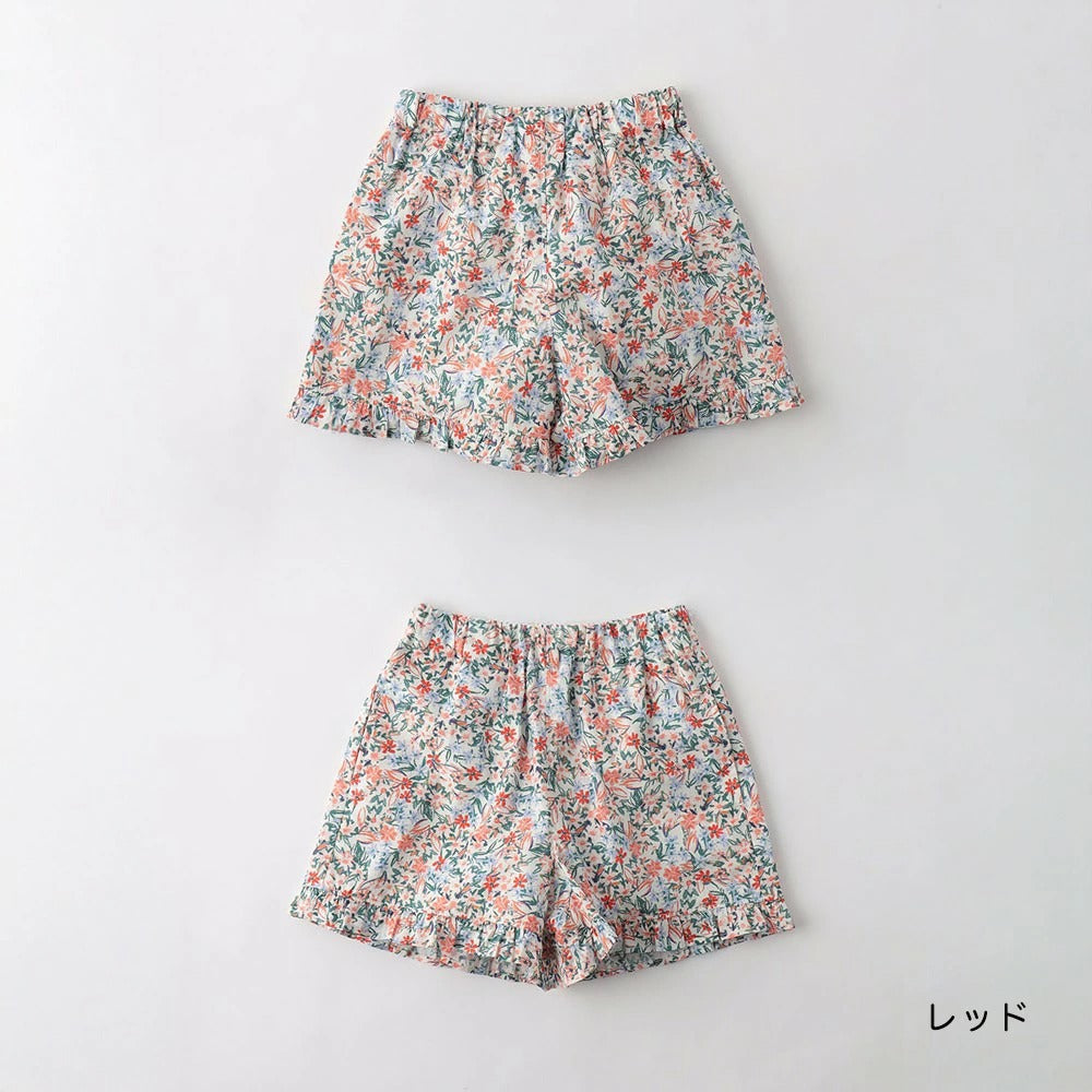 日本童裝 Branshes 滿印休閒短褲 100-150cm 女童款 夏季 PANTS