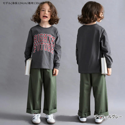 日本童裝 Branshes 印花長袖上衣 100-160cm 男童款/女童款 秋季 TOPS