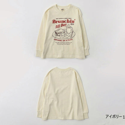 日本童裝 Branshes 印花長袖上衣 100-150cm 男童款/女童款 秋季 TOPS
