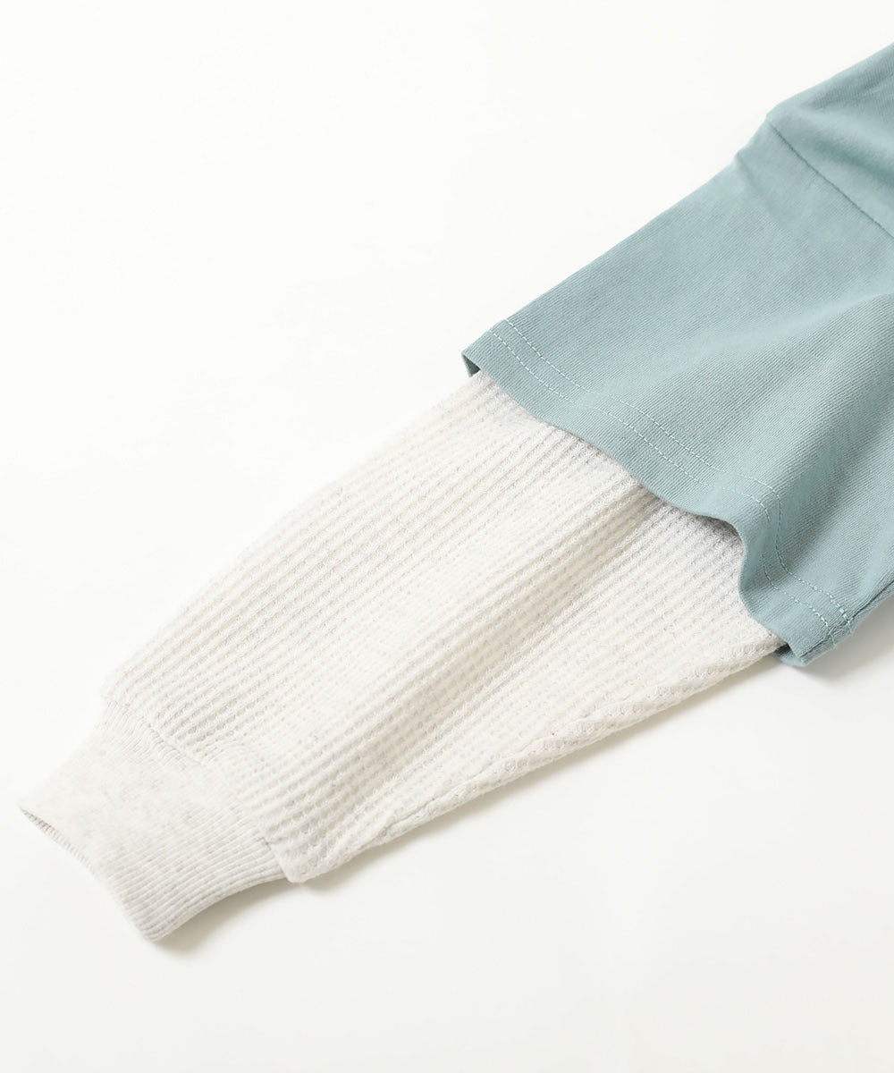 日本童裝 dev!rock 假兩件上衣 100-160cm 男童款 TOPS 春季