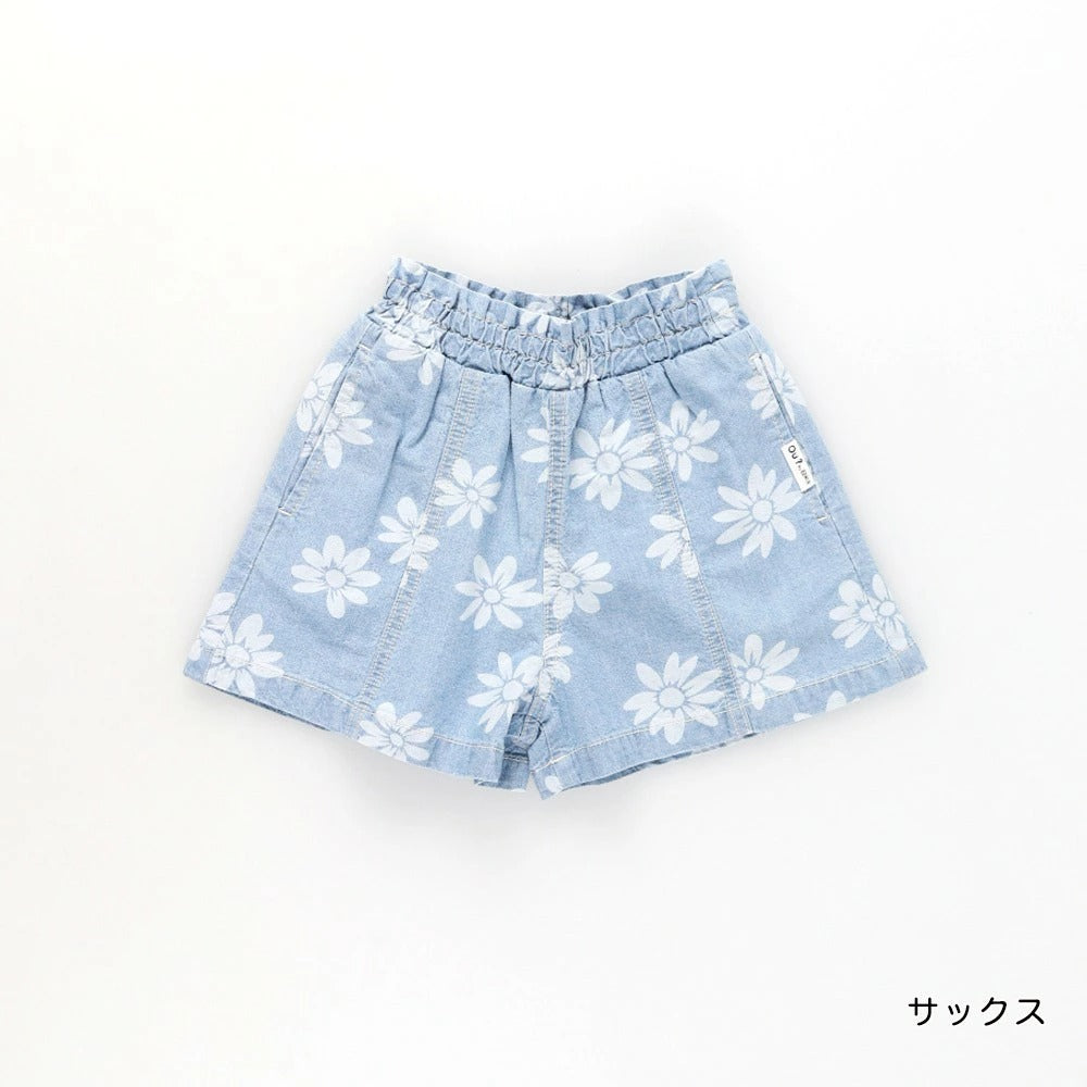 日本童裝 Branshes【Ou? by EDWIN】牛仔喇叭短褲 90-150cm 女童款 夏季 PANTS