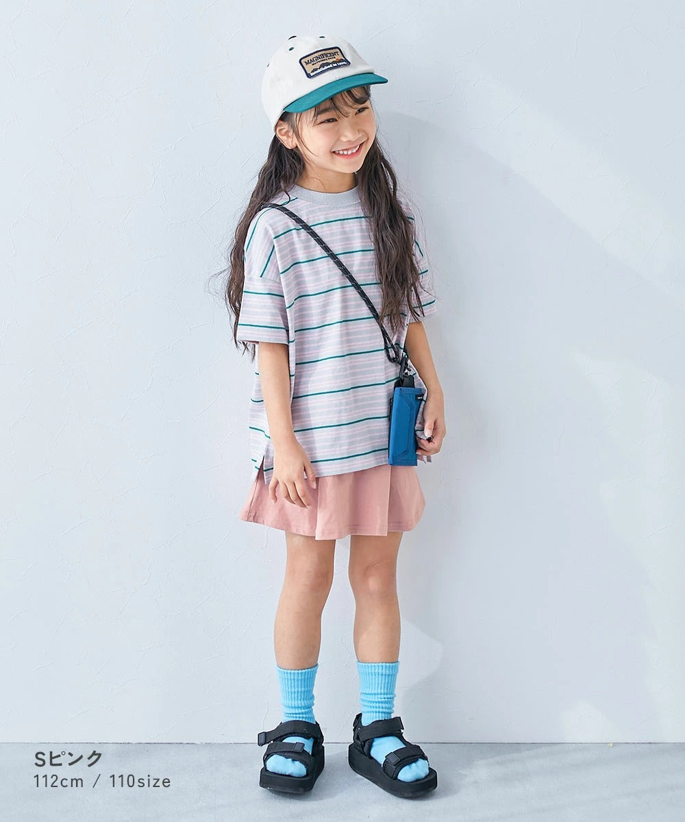日本童裝 dev!rock 彩色純色兒童短裙 80-160cm 女童款 夏季SKIRTS
