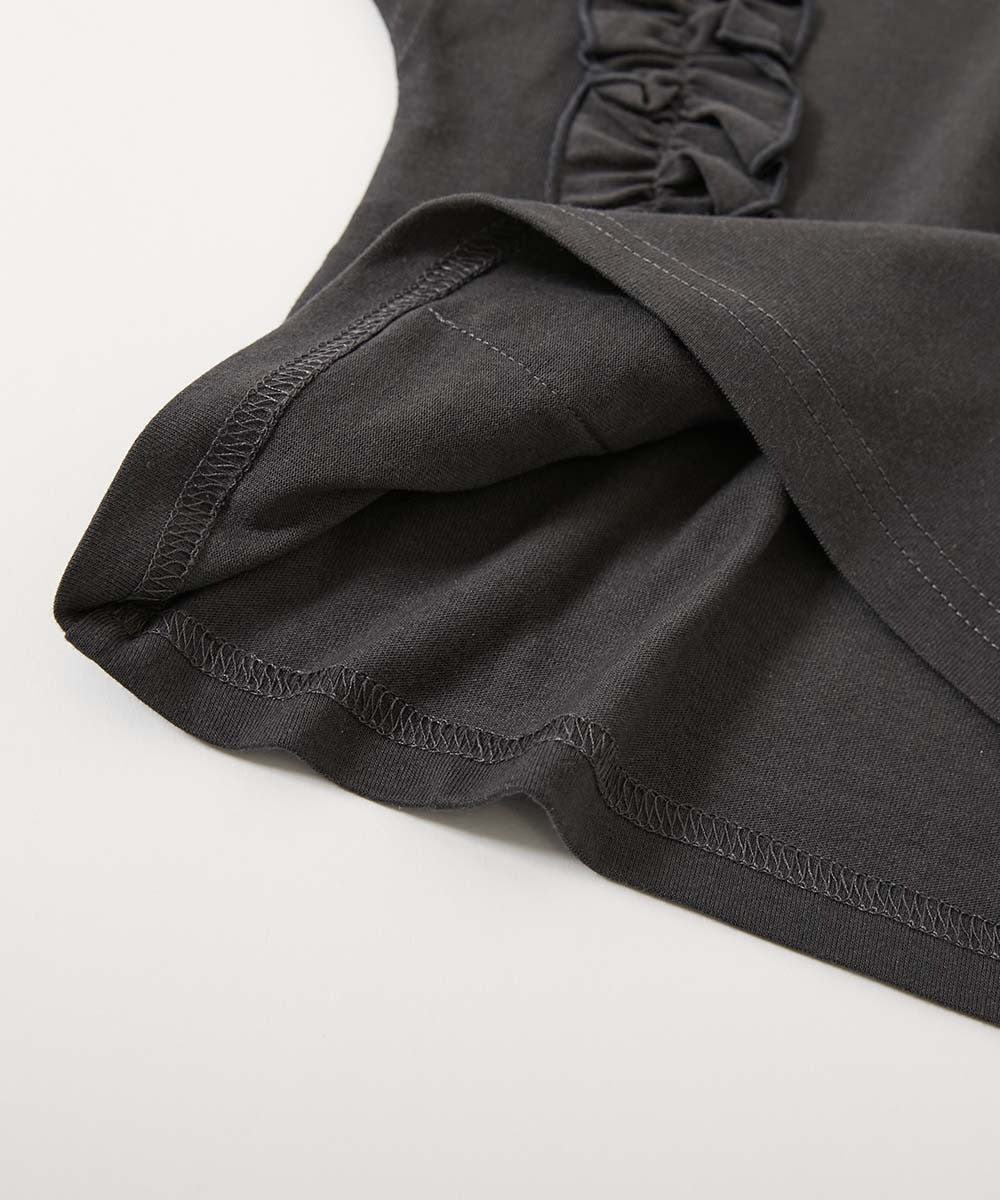 日本童裝 dev!rock 荷葉邊上衣 100-160cm 女童款 夏季 TOPS