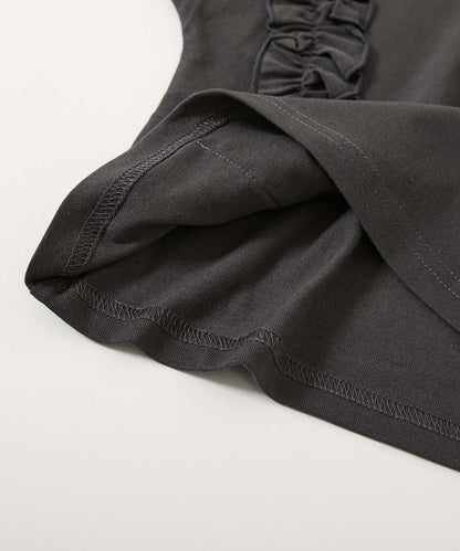 日本童裝 dev!rock 荷葉邊上衣 100-160cm 女童款 夏季 TOPS