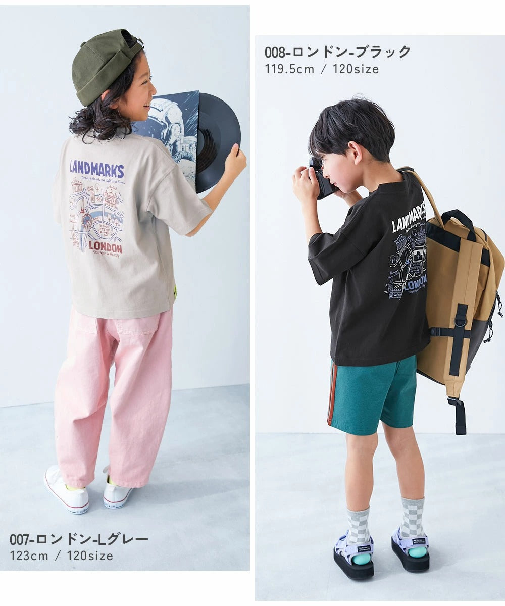 日本童裝 dev!rock 親子裝 印花短袖上衣 100-160cm 男童款/女童款 TOPS 夏季