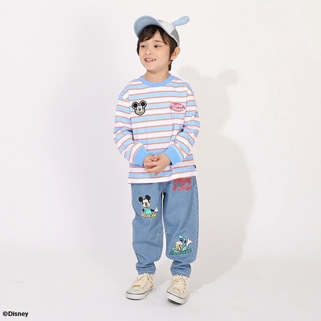日本童裝 BDL x Disney 牛仔長褲 80-140cm 男童款 夏季 PANTS