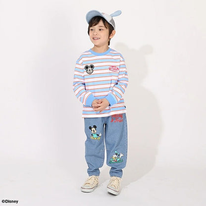 日本童裝 BDL x Disney 牛仔長褲 80-140cm 男童款 夏季 PANTS