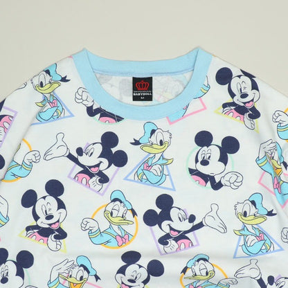 Japanese BDL x Disney parent-child print tops (80-150cm) for boys and girls (summer TOPS) 