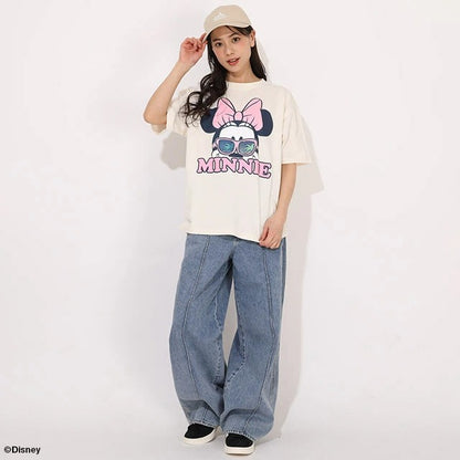 Japanese BDL x Disney parent-child print tops (80-150cm) for boys and girls (summer TOPS) 