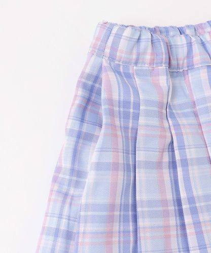 日本童裝 aF#a325 格紋百褶 110-150cm 女童款 夏季 SKIRTS