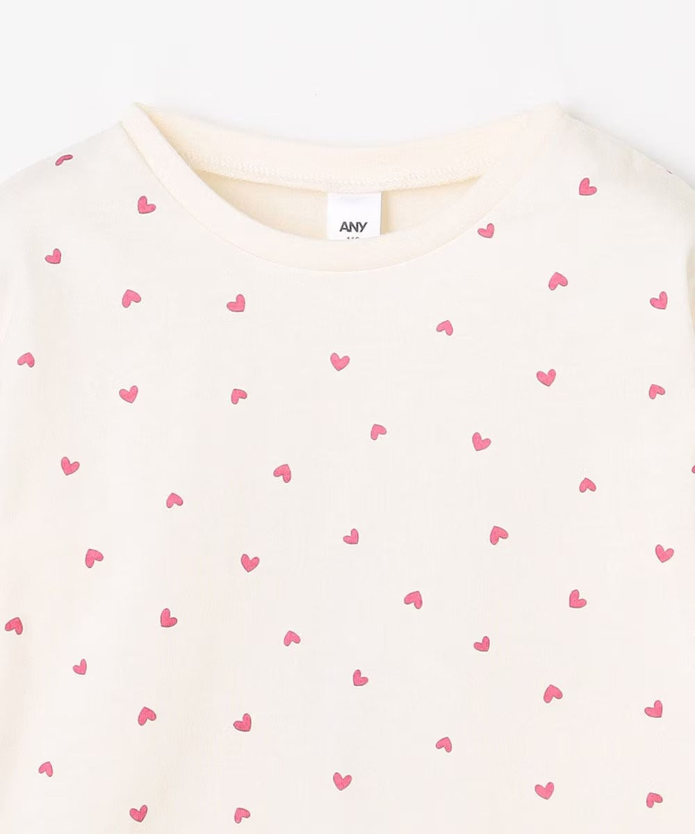 日本童裝 aF#a325 棉100%印花長袖上衣 90-160cm 女童款 夏季 TOPS