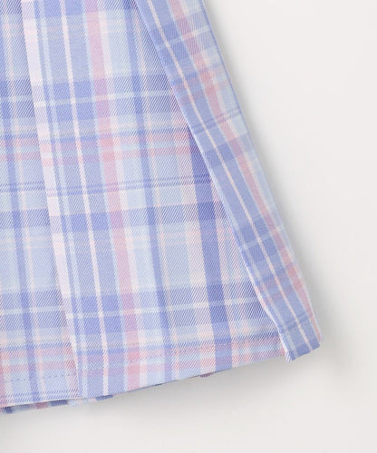 日本童裝 aF#a325 格紋百褶 110-150cm 女童款 夏季 SKIRTS