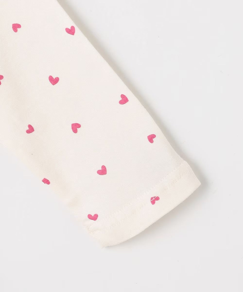 日本童裝 aF#a325 棉100%印花長袖上衣 90-160cm 女童款 夏季 TOPS