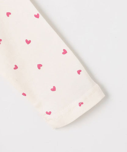 日本童裝 aF#a325 棉100%印花長袖上衣 90-160cm 女童款 夏季 TOPS