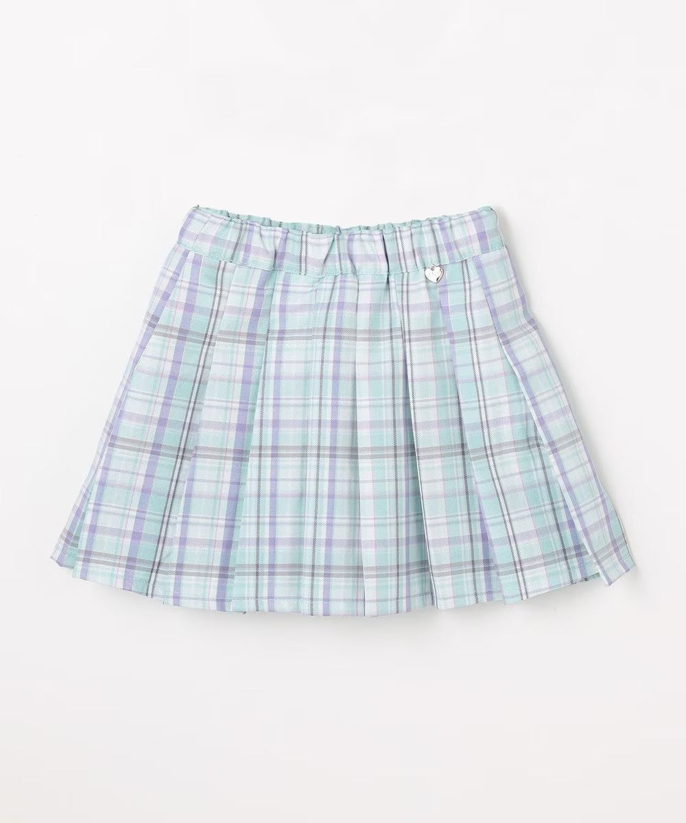 日本童裝 aF#a325 格紋百褶 110-150cm 女童款 夏季 SKIRTS