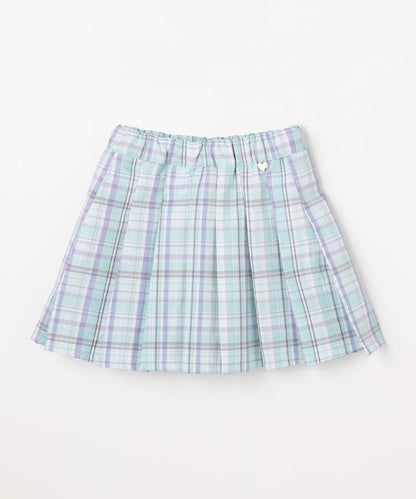 日本童裝 aF#a325 格紋百褶 110-150cm 女童款 夏季 SKIRTS