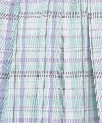 日本童裝 aF#a325 格紋百褶 110-150cm 女童款 夏季 SKIRTS
