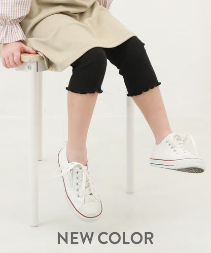 日本童裝 dev!rock 彈力緊身七分褲 100-160cm 女童款 夏季 PANTS