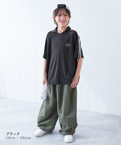 日本童裝 dev!rock 速乾系列 接觸冷感涼感 翻領短袖上衣 100-160cm 男童款 夏季 TOPS