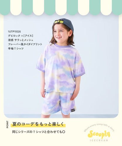日本童裝 dev!rock 吸汗速乾 接觸冷感涼感 扎染短褲 100-160cm 男童款/女童款 夏季 PANTS