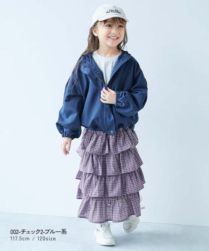 日本童裝 dev!rock 多層印花半裙 110-160cm 女童款 秋季 SKIRTS